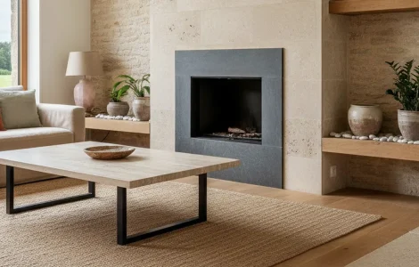 integrer pierres naturelles decoration interieure