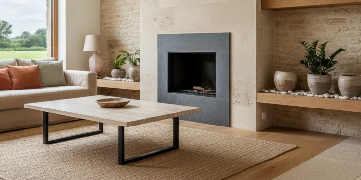 integrer pierres naturelles decoration interieure