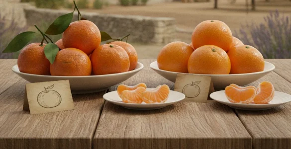 quelle difference entre mandarine clementine